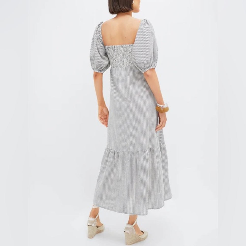LOVE TOMAS BY EMERSON FRY - Striped Short Sleeve Maxi Dress - S - NWT - Picture 4 of 6